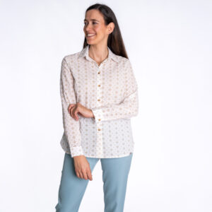 Camisa em Bordado Inglês