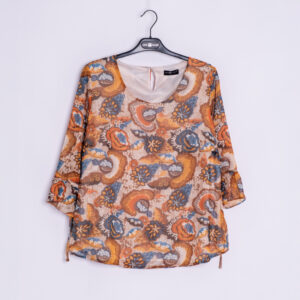 Blusa com Folho na Manga