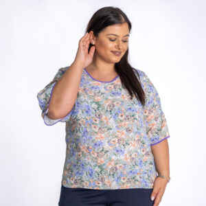 Blusa com Elástico na Manga