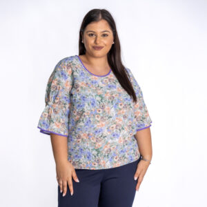 Blusa com Elástico na Manga