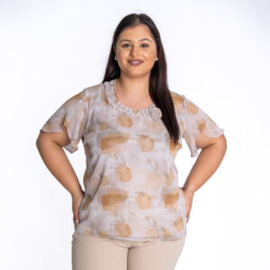 Blusa em chiffon